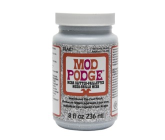 Mod Podge mega glitter silver 236ml