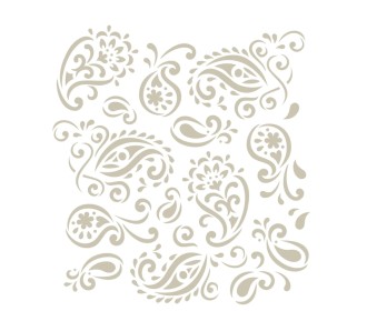Στενσιλ  Paisley Delight  Στενσιλ  Paisley Delight