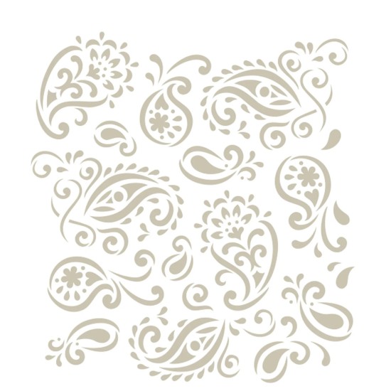 Στενσιλ  Paisley Delight 
