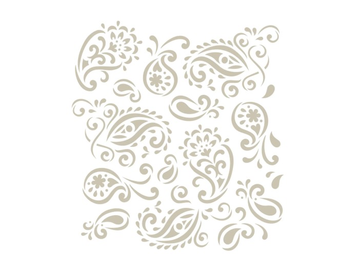 Στενσιλ  Paisley Delight 