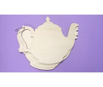 Bιβλίο Ευχών Ξύλινο Τσαγιέρα 30cm 15φύλλα ( 30 Σελίδες) + Διακοσμητικό Όνομα + Κάνε Μια Ευχή