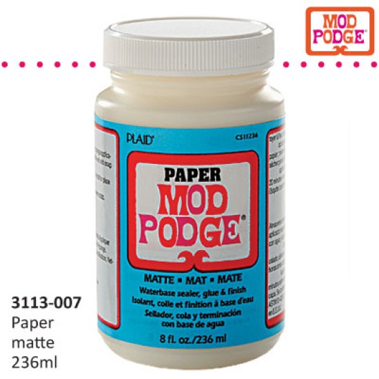 Mod Podge paper matte 236ml Mod Podge paper matte 236ml