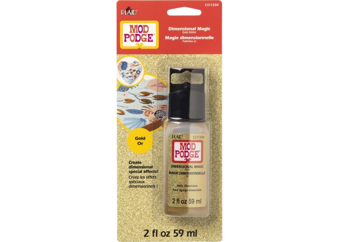 Mod Podge • Dimensional magic glitter 59ml χρυσό Mod Podge • Dimensional magic glitter 59ml χρυσό