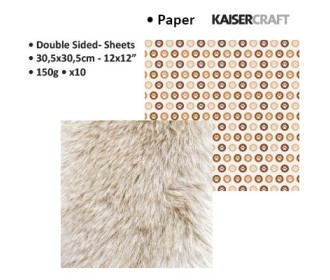 Χαρτόνι διπλής όψης 30cm x 30xm 150gr - four legged  Χαρτόνι διπλής όψης 30cm x 30xm 150gr - four legged