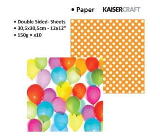 Xαρτόνι χειροτεχνίας 30,5cmx30,5cm 150gr - Balloons Xαρτόνι χειροτεχνίας 30,5cmx30,5cm 150gr - Balloons