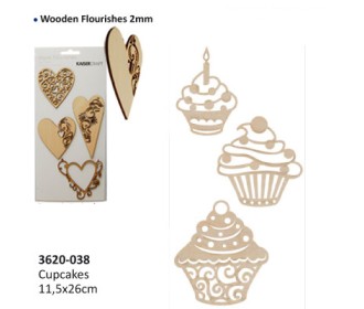 CUPKAKES 4-8cm X3τεμ CUPKAKES 4-8cm X3τεμ