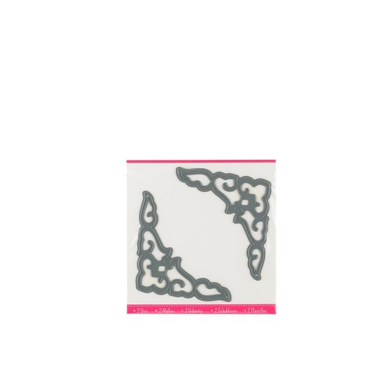 Die cut διακοσμητικές γωνίες 5.6 x 6cm Die cut διακοσμητικές γωνίες 5.6 x 6cm