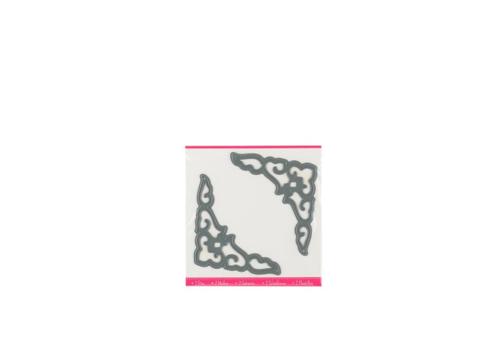 Die cut διακοσμητικές γωνίες 5.6 x 6cm Die cut διακοσμητικές γωνίες 5.6 x 6cm