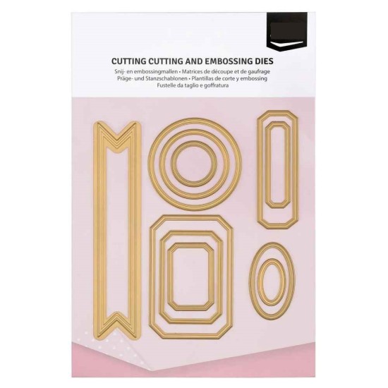 Essentials Cutting Dies Labels 11pcs Essentials Cutting Dies Labels 11pcs