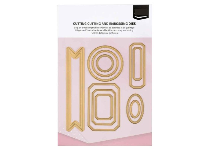 Essentials Cutting Dies Labels 11pcs