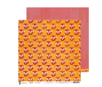 Χαρτόνι Scrapbooking  FOX DAYS 30cm x30cm Χαρτόνι Scrapbooking  FOX DAYS 30cm x30cm