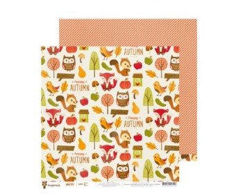 Χαρτόνι Scrapbooking  WOODLAND 30cm x30cm