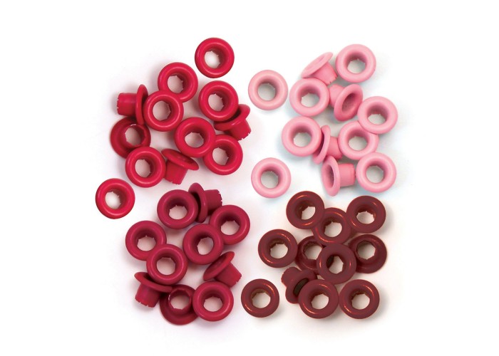 We R Memory Keepers standard eyelets 60τεμ Red We R Memory Keepers standard eyelets 60τεμ Red