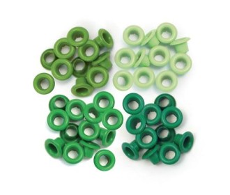We R Memory Keepers standard eyelets 60τεμ Green
