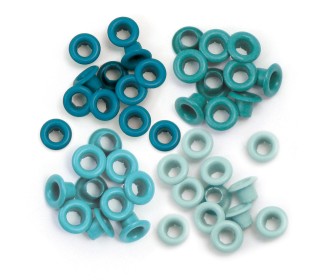 We R Memory Keepers standard eyelets 60τεμ Aqua