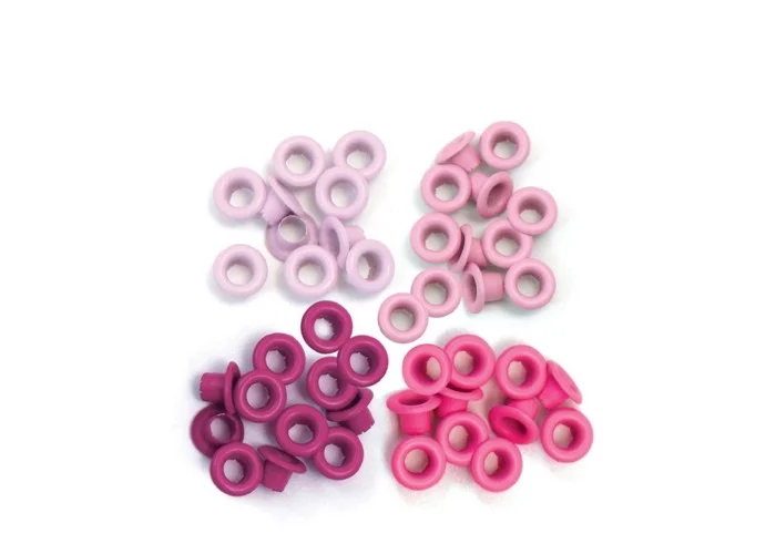We R Memory Keepers standard eyelets 60τεμ  pink