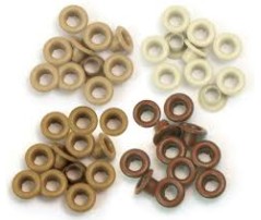 We R Memory Keepers standard eyelets 60τεμ Brown