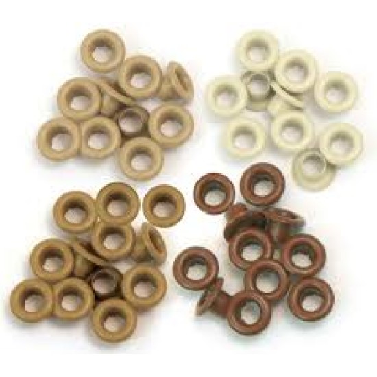 We R Memory Keepers standard eyelets 60τεμ Brown