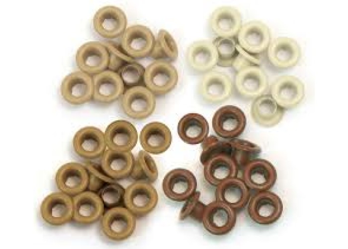 We R Memory Keepers standard eyelets 60τεμ Brown