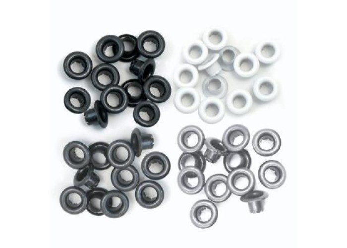 We R Memory Keepers standard eyelets 60τεμ Grey We R Memory Keepers standard eyelets 60τεμ Grey