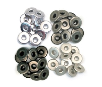 We R Memory Keepers Wide eyelets copper cool metal 40τεμ