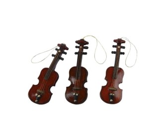 Διακοσμητικό ξύλινο βιολί 8cm