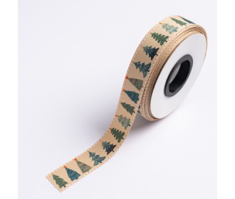 ΚΟΡΔΕΛΑ 53783 D ΕΚΤΥΠΩΣΗ ΜΙΑ ΟΨΗ 25MMX20MET BEIGE WITH TREES ΚΟΡΔΕΛΑ 53783 D ΕΚΤΥΠΩΣΗ ΜΙΑ ΟΨΗ 25MMX20MET BEIGE WITH TREES