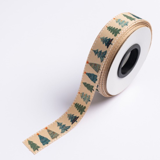 ΚΟΡΔΕΛΑ 53783 D ΕΚΤΥΠΩΣΗ ΜΙΑ ΟΨΗ 25MMX20MET BEIGE WITH TREES ΚΟΡΔΕΛΑ 53783 D ΕΚΤΥΠΩΣΗ ΜΙΑ ΟΨΗ 25MMX20MET BEIGE WITH TREES