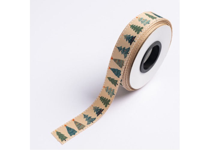 ΚΟΡΔΕΛΑ 53783 D ΕΚΤΥΠΩΣΗ ΜΙΑ ΟΨΗ 25MMX20MET BEIGE WITH TREES ΚΟΡΔΕΛΑ 53783 D ΕΚΤΥΠΩΣΗ ΜΙΑ ΟΨΗ 25MMX20MET BEIGE WITH TREES