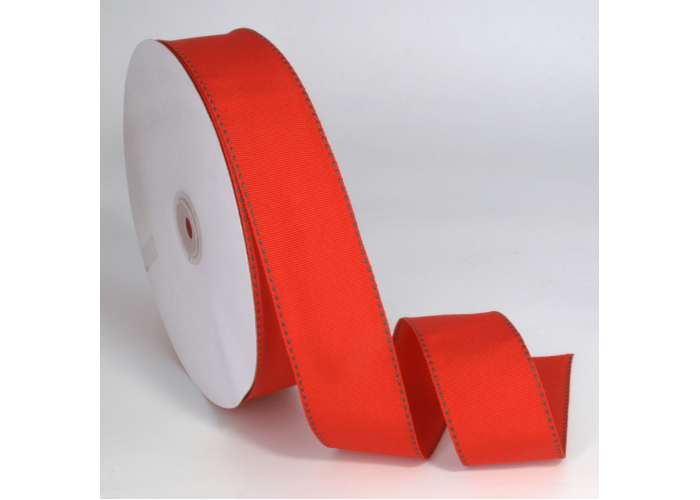 ΚΟΡΔΕΛΑ GROS ΜΕ ΓΑΖΙ No53783 38MMX50MET RED-GREEN D ΚΟΡΔΕΛΑ GROS ΜΕ ΓΑΖΙ No53783 38MMX50MET RED-GREEN D