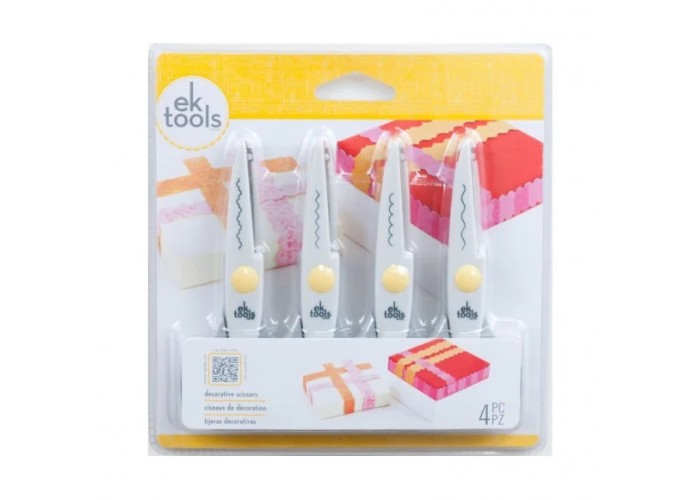 EK tools • Ψαλίδια με σχέδια 4τεμ