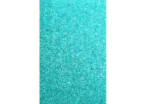 Αφρώδες φύλλο με glitter 30cm x 20cm  1mm - Τιρκουάζ