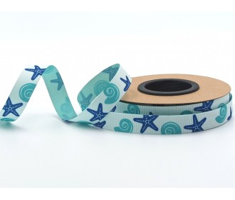 ΚΟΡΔΕΛΑ Νο5806D ΕΚΤΥΠΩΣΗ ΔΥΟ ΟΨΕΙΣ 15ΜΜ WHITE WITH SEASTAR