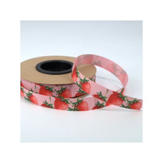ΚΟΡΔΕΛΑ Νο5806D ΕΚΤΥΠΩΣΗ ΔΥΟ ΟΨΕΙΣ 15mm x 20m PINK L WITH STRAWBERRIES ΚΟΡΔΕΛΑ Νο5806D ΕΚΤΥΠΩΣΗ ΔΥΟ ΟΨΕΙΣ 15mm x 20m PINK L WITH STRAWBERRIES
