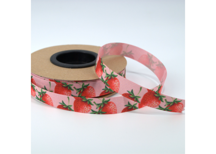 ΚΟΡΔΕΛΑ Νο5806D ΕΚΤΥΠΩΣΗ ΔΥΟ ΟΨΕΙΣ 15mm x 20m PINK L WITH STRAWBERRIES ΚΟΡΔΕΛΑ Νο5806D ΕΚΤΥΠΩΣΗ ΔΥΟ ΟΨΕΙΣ 15mm x 20m PINK L WITH STRAWBERRIES