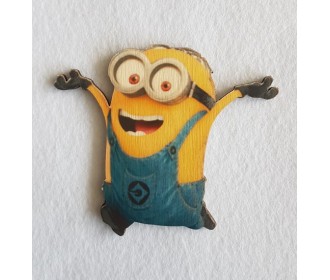 Minion #3 εκτύπωση σε ξύλο Minion #3 εκτύπωση σε ξύλο