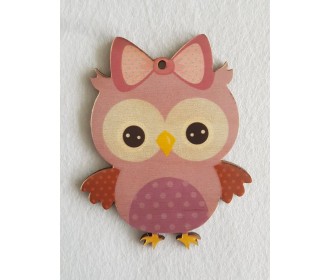 Κουκουβάγια #8 εκτύπωση σε ξύλο Κουκουβάγια #8 εκτύπωση σε ξύλο