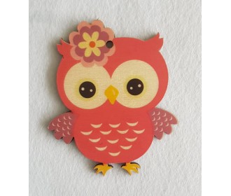 Κουκουβάγια #10 εκτύπωση σε ξύλο Κουκουβάγια #10 εκτύπωση σε ξύλο