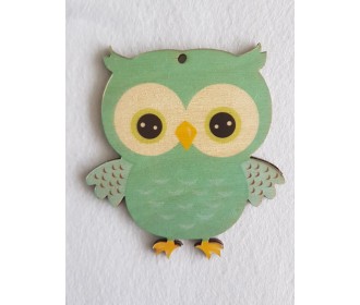 Κουκουβάγια #12 εκτύπωση σε ξύλο Κουκουβάγια #12 εκτύπωση σε ξύλο