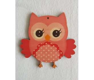 Κουκουβάγια #14 εκτύπωση σε ξύλο Κουκουβάγια #14 εκτύπωση σε ξύλο