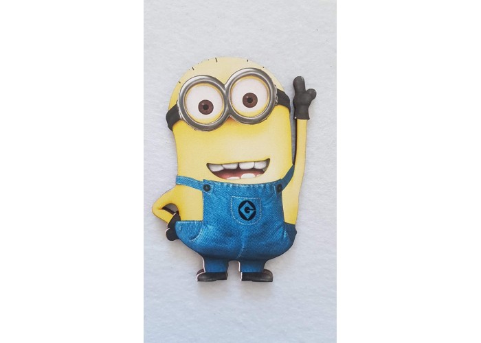 Minion #5 εκτύπωση σε ξύλο Minion #5 εκτύπωση σε ξύλο