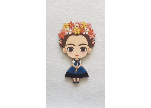 Frida Kahlo #5 εκτύπωση σε ξύλο Frida Kahlo #5 εκτύπωση σε ξύλο