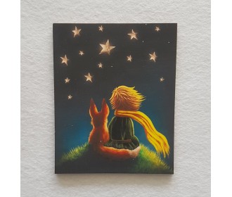 Μικρός πρίγκιπας #2 εκτύπωση σε ξύλο Μικρός πρίγκιπας #2 εκτύπωση σε ξύλο