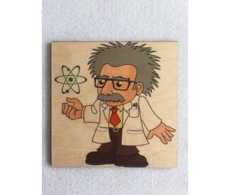 Καθηγητής εκτύπωση σε ξύλο