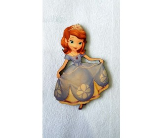 Πριγκίπισσα #1 εκτύπωση σε ξύλο