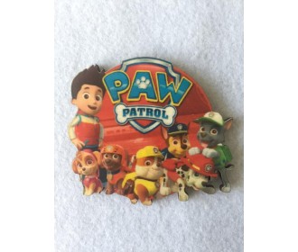 Paw Patrol εκτύπωση σε ξύλο