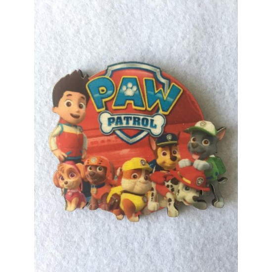 Paw Patrol εκτύπωση σε ξύλο Paw Patrol εκτύπωση σε ξύλο