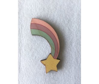 Αστέρι εκτύπωση σε ξύλο