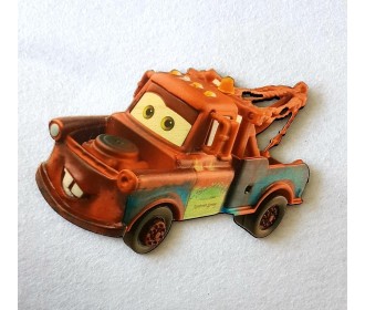 Μπαρμπα Cars εκτύπωση σε ξύλο