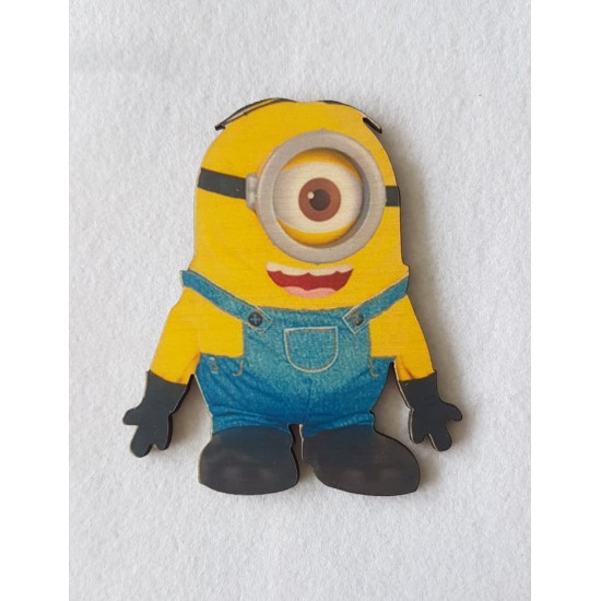 Minion #7 εκτύπωση σε ξύλο Minion #7 εκτύπωση σε ξύλο